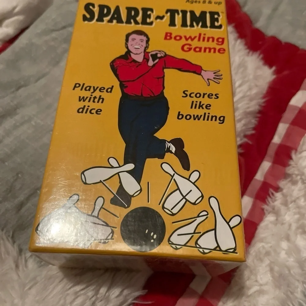 Spare Time Bowling Game - Played with Dice - Scores Like Bowling! New Sealed